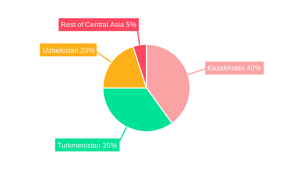 Central Asia Oil and Gas Upstream Market Market Share by Region - Global Geographic Distribution
