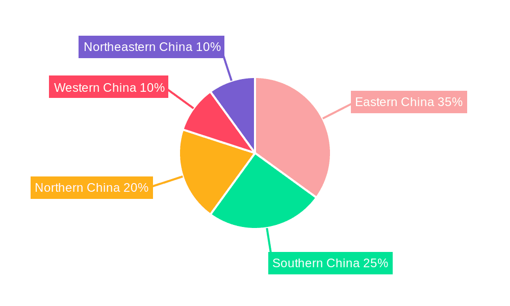 China Plastic Waste Management Industry Market Share by Region - Global Geographic Distribution