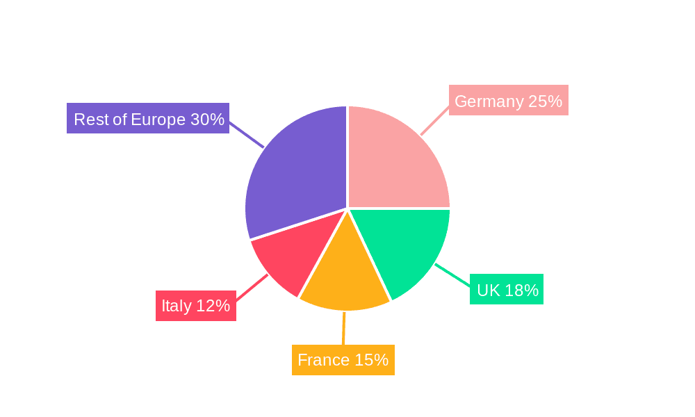Europe Automotive Diagnostic Software Industry Market Share by Region - Global Geographic Distribution