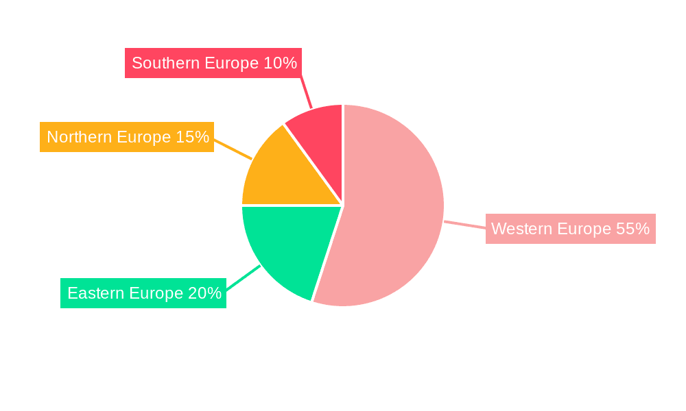 Europe Bio-Medical Waste Management Market Market Share by Region - Global Geographic Distribution