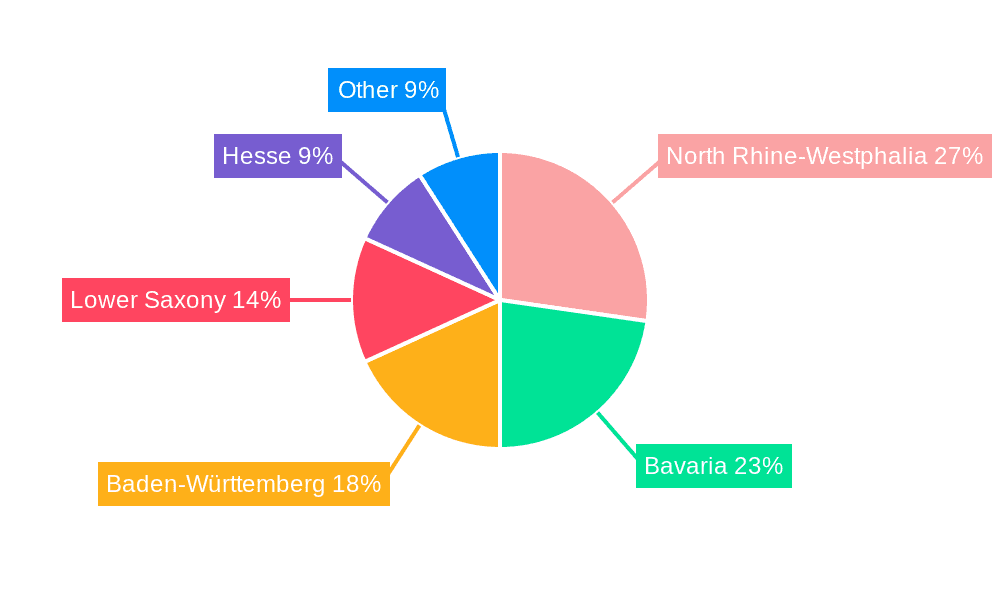 Germany Nuclear Power Reactor Decommissioning Market Market Share by Region - Global Geographic Distribution