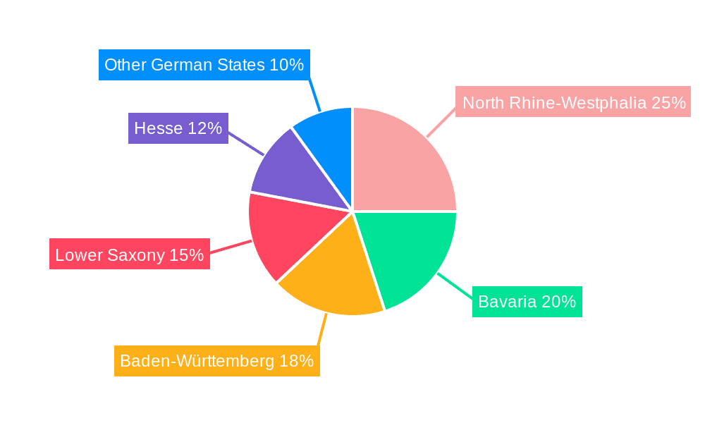 Germany Pharmaceutical Warehousing Market Market Share by Region - Global Geographic Distribution