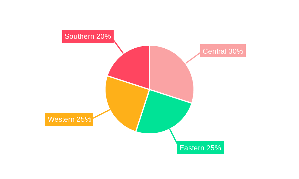 Hospitality Industry In The Kingdom Of Saudi Arabia Market Share by Region - Global Geographic Distribution