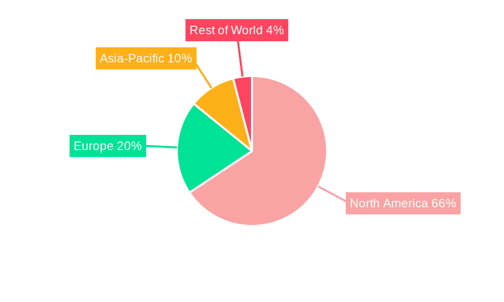 North America Agricultural Chemical Packaging Industry Market Share by Region - Global Geographic Distribution