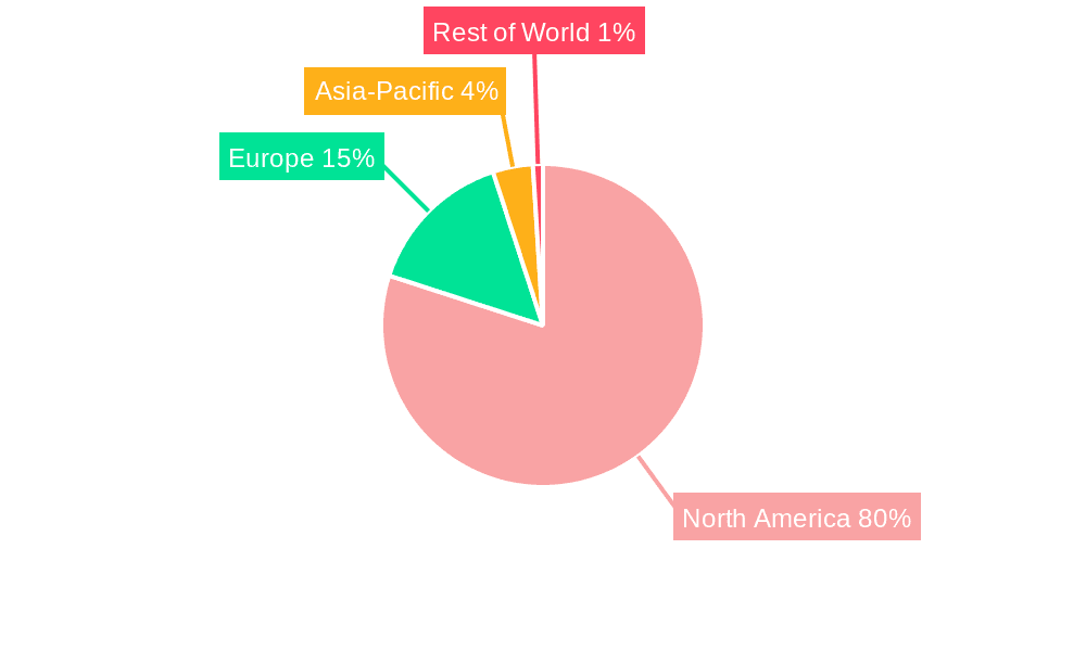North America Luxury Vinyl Tile Flooring Market Market Share by Region - Global Geographic Distribution