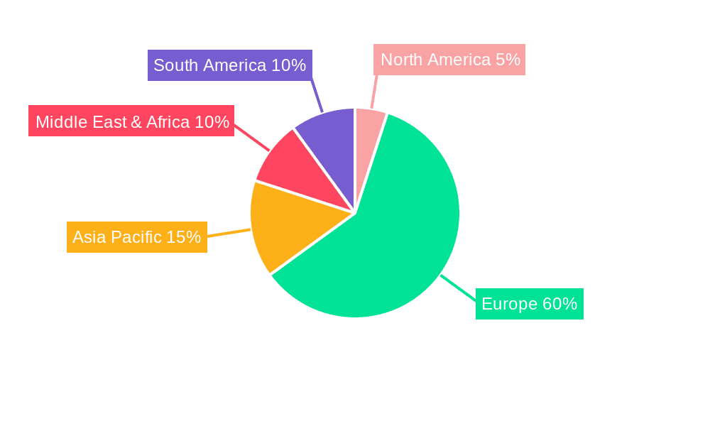 Prefabricated Buildings Market in Germany Market Share by Region - Global Geographic Distribution