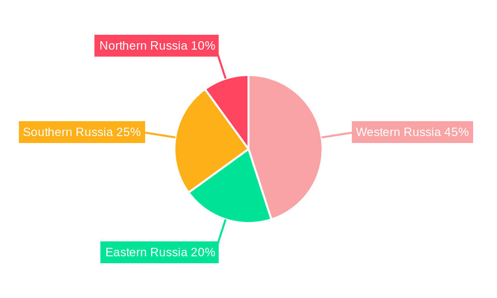Russia Automotive Glass Fiber Composites Market Market Share by Region - Global Geographic Distribution