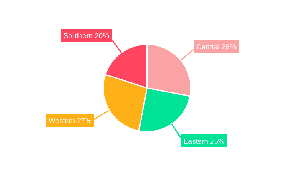 Saudi Arabia Prefabricated Buildings Market Market Share by Region - Global Geographic Distribution