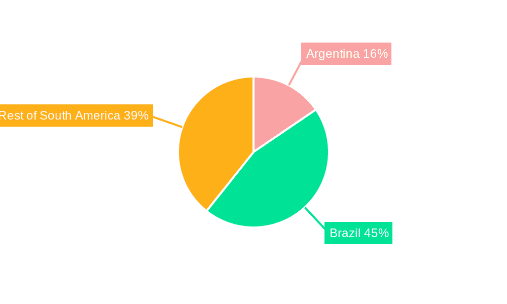 South America Collagen Supplements Industry Market Share by Region - Global Geographic Distribution