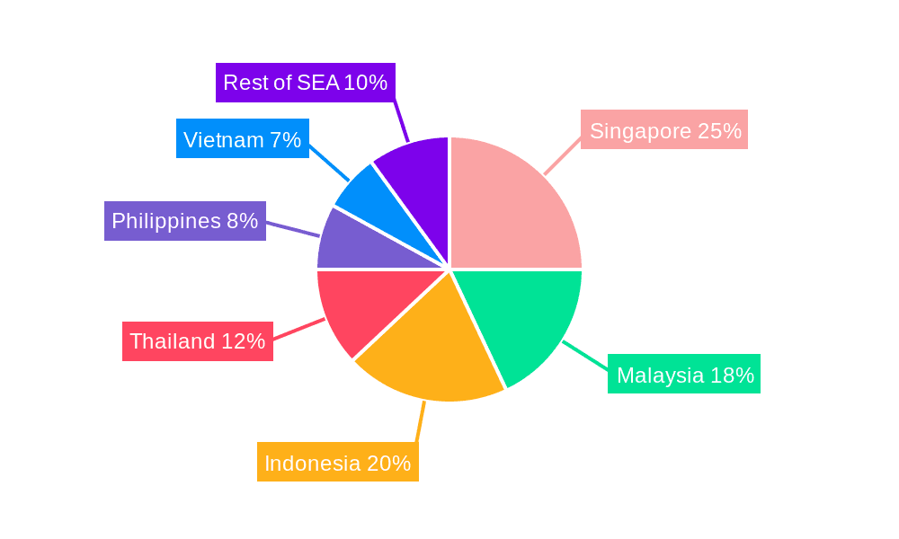 Southeast Asia Commercial Aircraft MRO Market Market Share by Region - Global Geographic Distribution