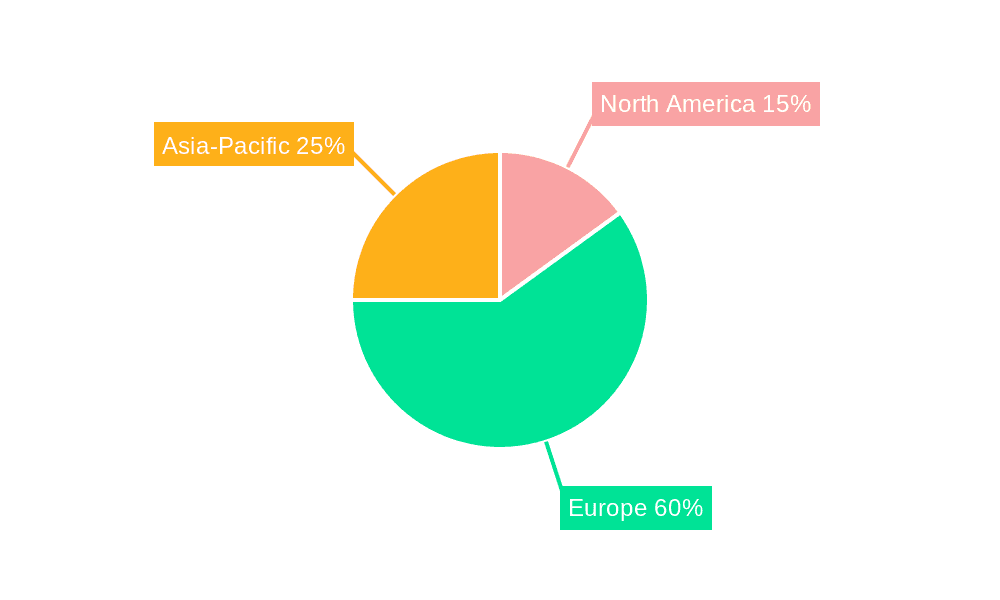 United Kingdom Handheld Vacuum Cleaners Market Market Share by Region - Global Geographic Distribution