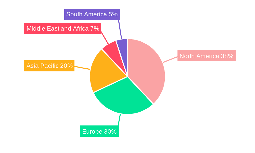 Viral Vector and Plasmid DNA Manufacturing Market Market Share by Region - Global Geographic Distribution