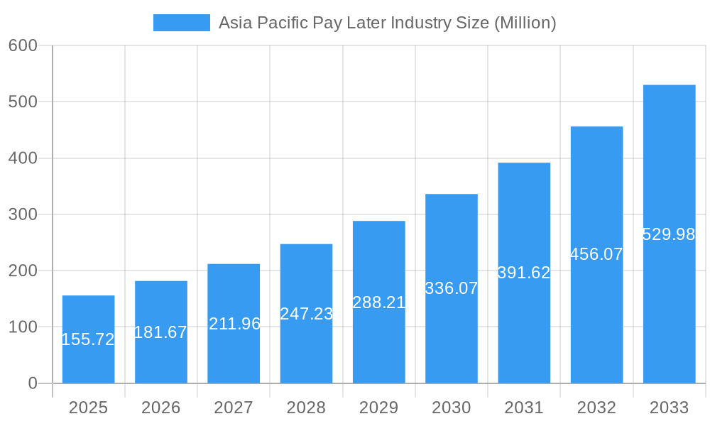 Asia Pacific Pay Later Industry Market Size and Forecast (2024-2030)