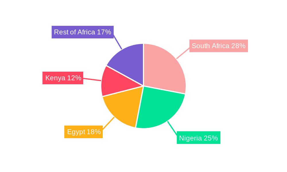 Africa Flexible Packaging Industry Market Share by Region - Global Geographic Distribution