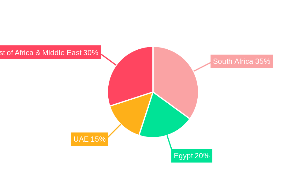Africa Middle East Automotive Thermoplastic Polymer Composites Market Market Share by Region - Global Geographic Distribution