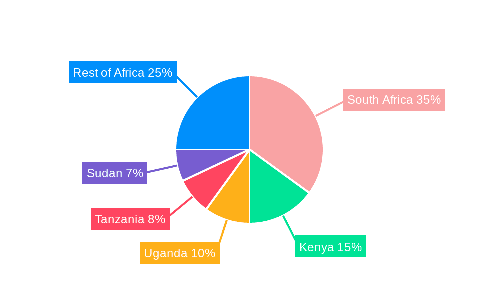 African Soy Beverages Market Market Share by Region - Global Geographic Distribution