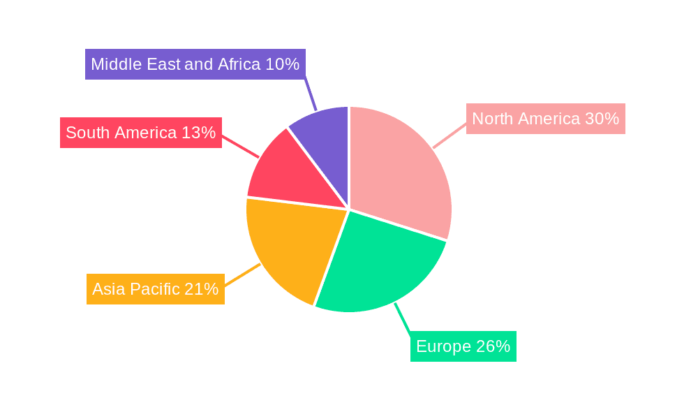 Aromatherapy Diffusers Market Market Share by Region - Global Geographic Distribution