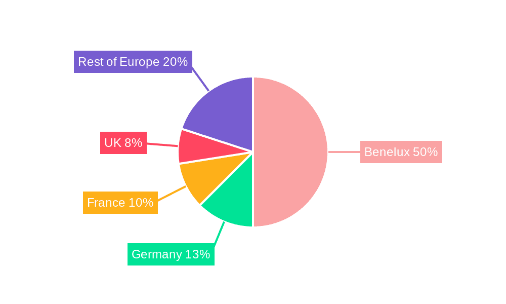 Benelux Metal Fabrication Equipment Market Market Share by Region - Global Geographic Distribution