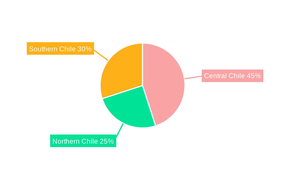 Chile Road Freight Transport Industry Market Share by Region - Global Geographic Distribution