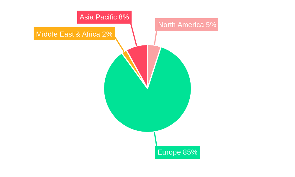 E-commerce Market in Switzerland Market Share by Region - Global Geographic Distribution