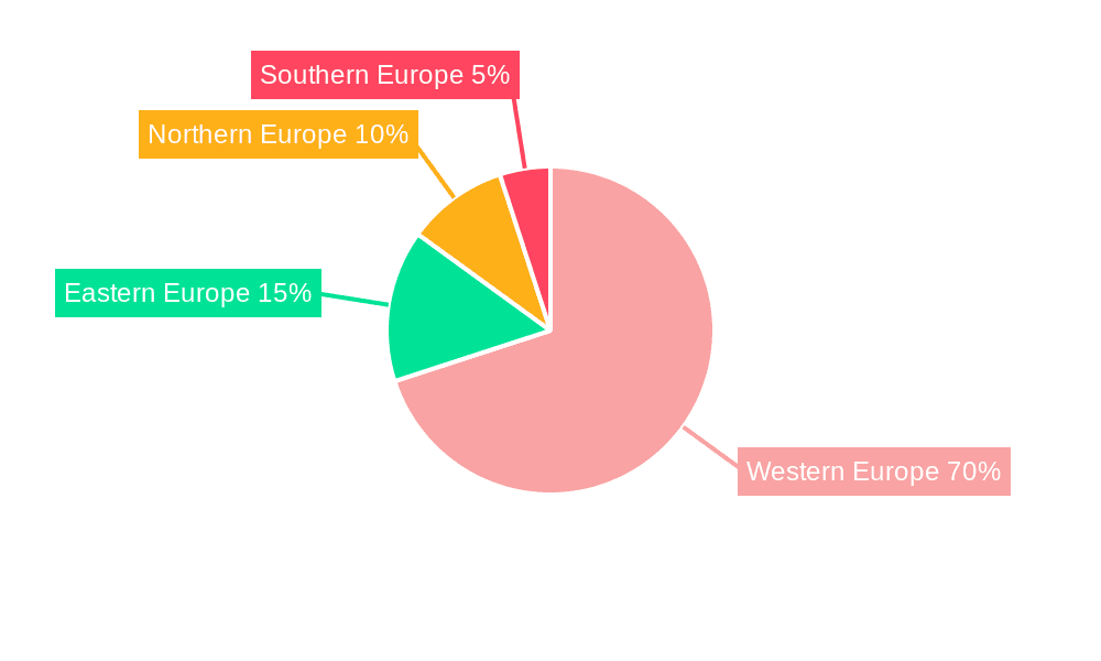 Europe Auto Loan Market Market Share by Region - Global Geographic Distribution