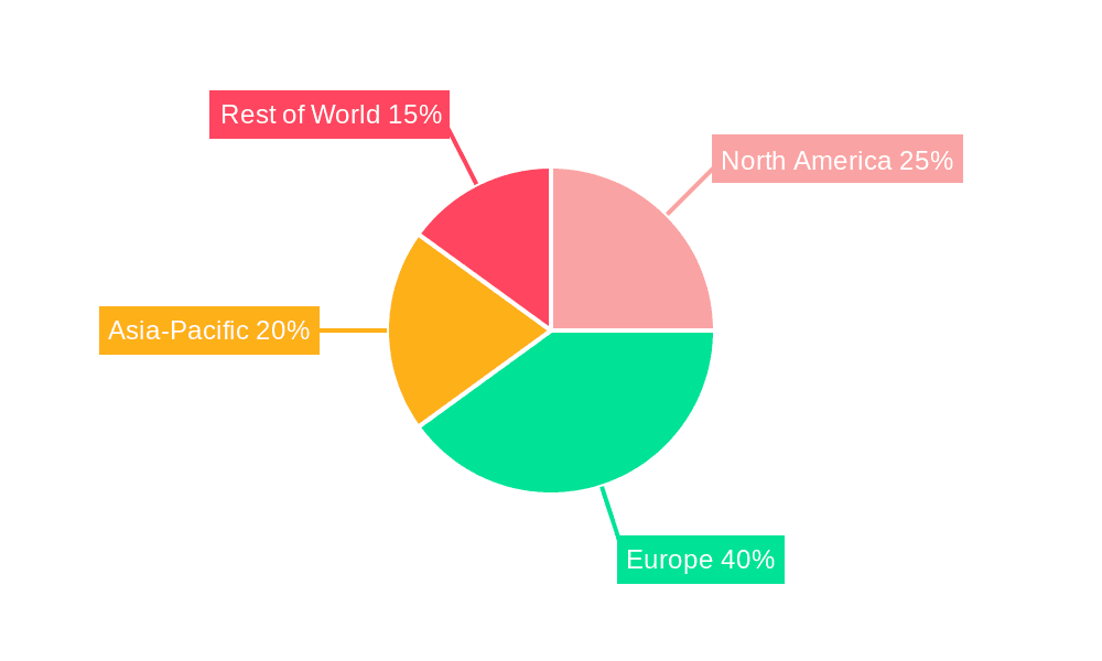 Europe Bamboo Furniture Market Market Share by Region - Global Geographic Distribution