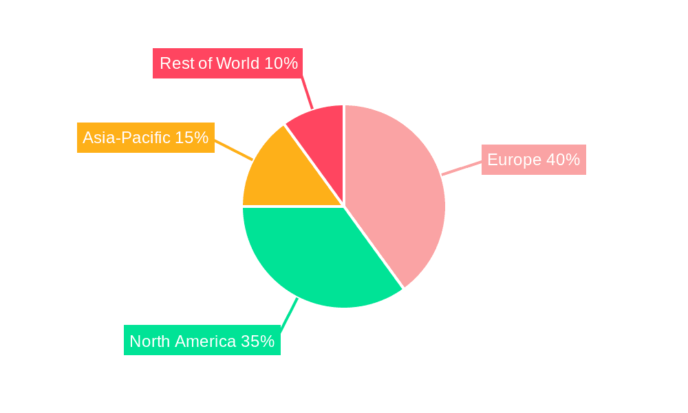 Europe Commercial Aircraft Market Market Share by Region - Global Geographic Distribution