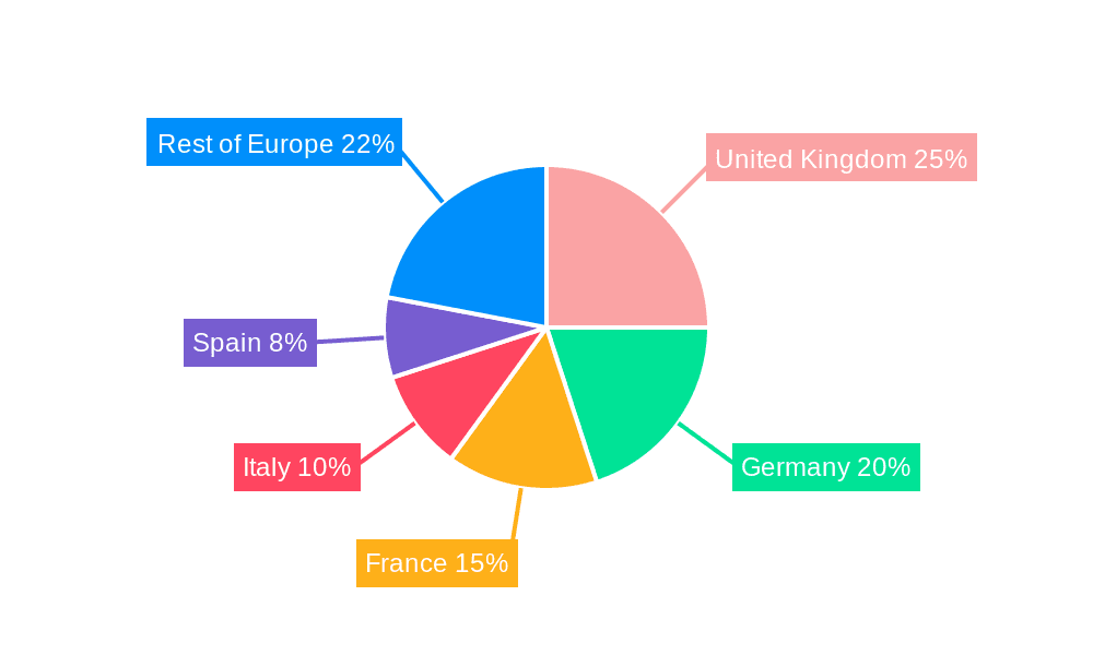 Europe Public Relation Services Market Market Share by Region - Global Geographic Distribution