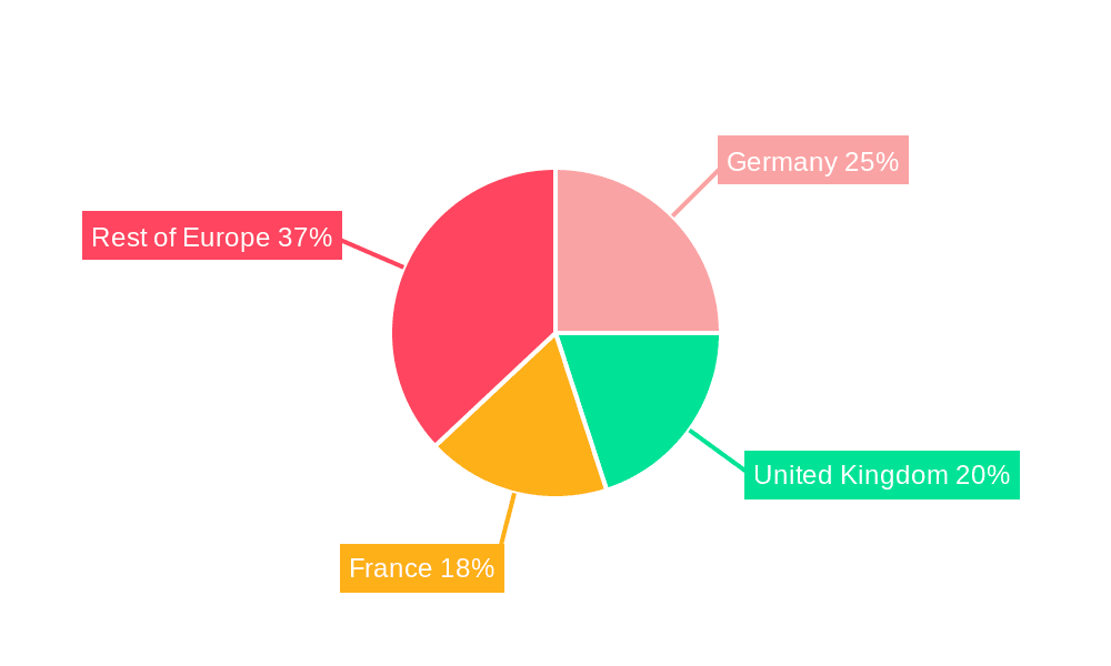 Europe Residential Real Estate Market Market Share by Region - Global Geographic Distribution