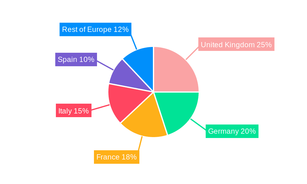 Europe Travel Accommodation Market Market Share by Region - Global Geographic Distribution