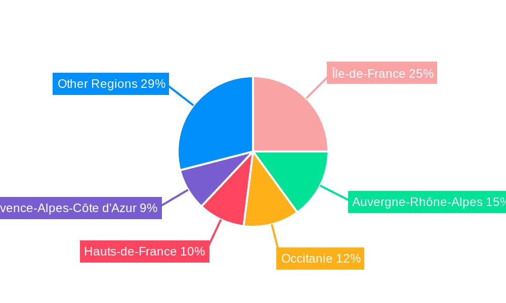 France Surveillance Camera Market Market Share by Region - Global Geographic Distribution