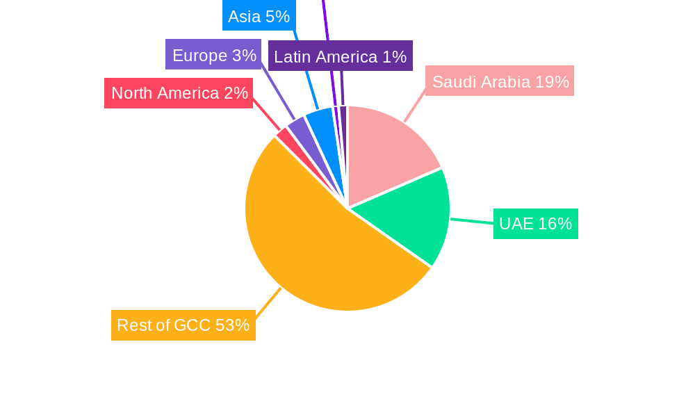 GCC Plastic Packaging Market Market Share by Region - Global Geographic Distribution