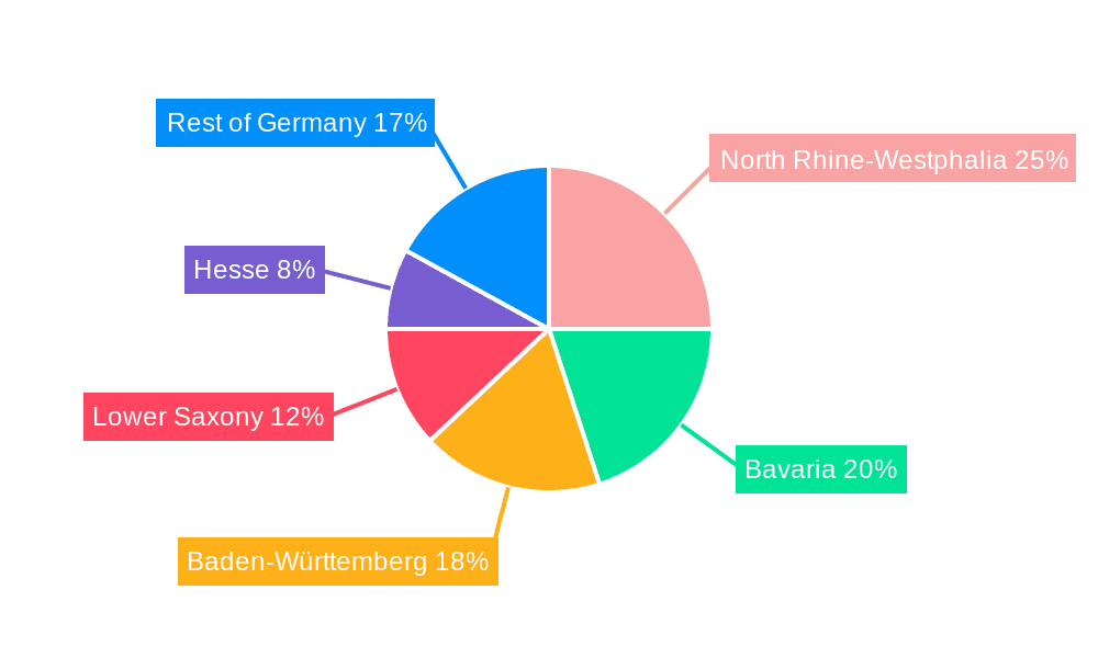 Germany Automotive Parts Die Casting Market Market Share by Region - Global Geographic Distribution
