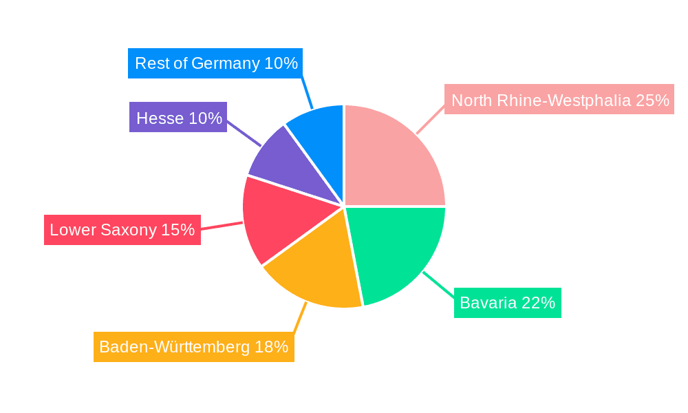 Germany Car Rental Market Market Share by Region - Global Geographic Distribution