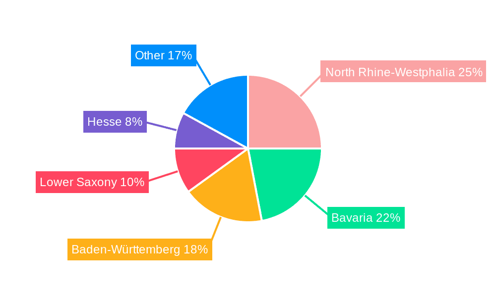 Germany DIY Home Improvement Market Market Share by Region - Global Geographic Distribution