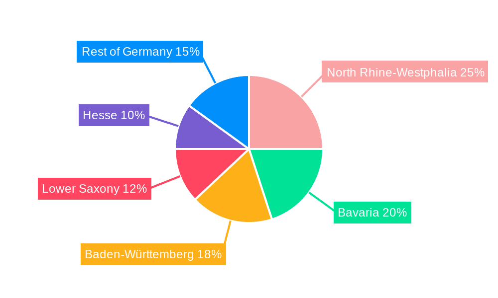Germany Wine Coolers Market Market Share by Region - Global Geographic Distribution