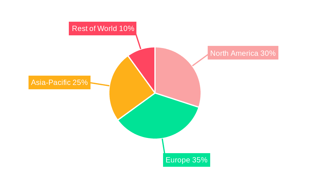Glue Laminated Beams Market Market Share by Region - Global Geographic Distribution