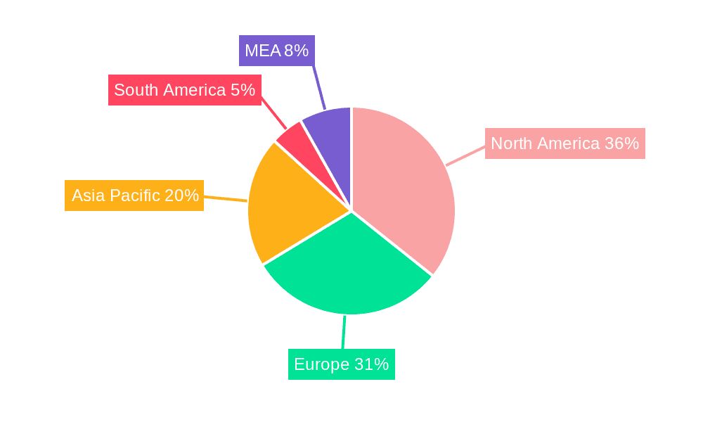 Hand Dryers Market Market Share by Region - Global Geographic Distribution
