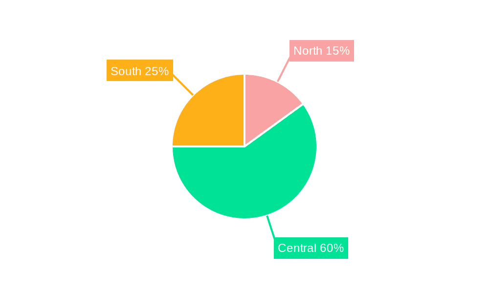 Italy Electric Vehicle Battery Materials Market Market Share by Region - Global Geographic Distribution