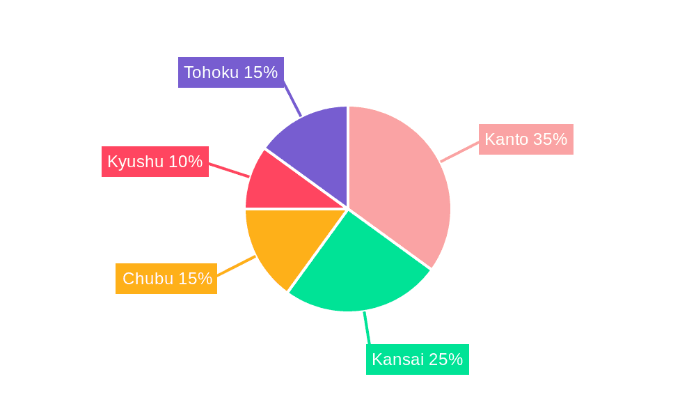 Japan Flooring Market Market Share by Region - Global Geographic Distribution
