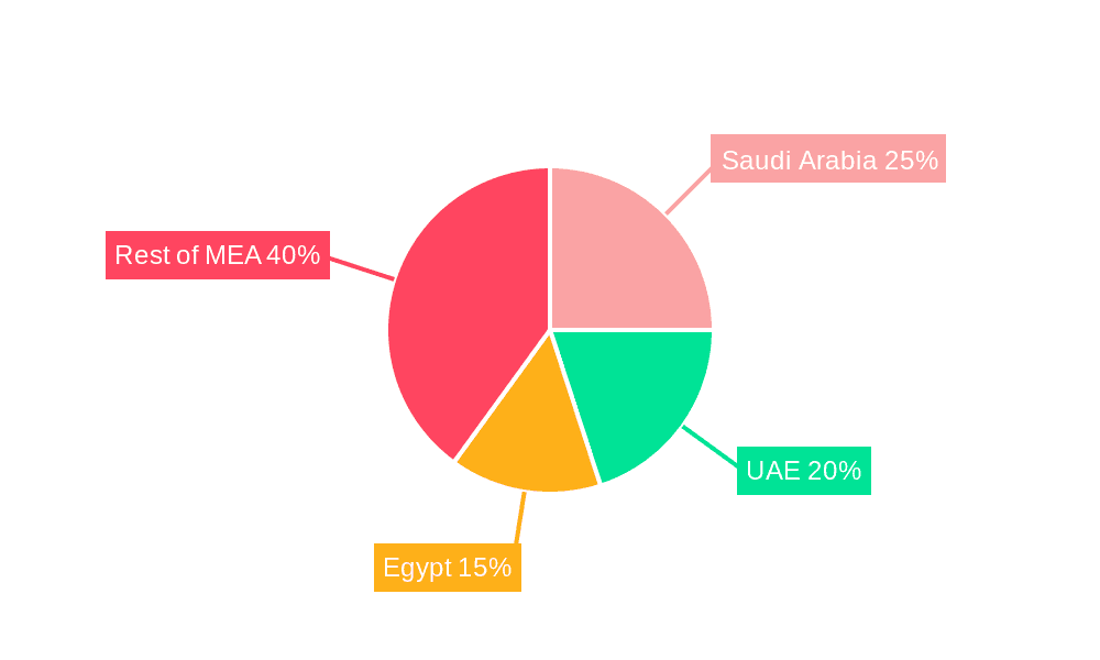 MEA Military Aviation Market Market Share by Region - Global Geographic Distribution