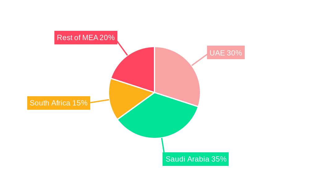 Middle East And Africa ETF Market Market Share by Region - Global Geographic Distribution