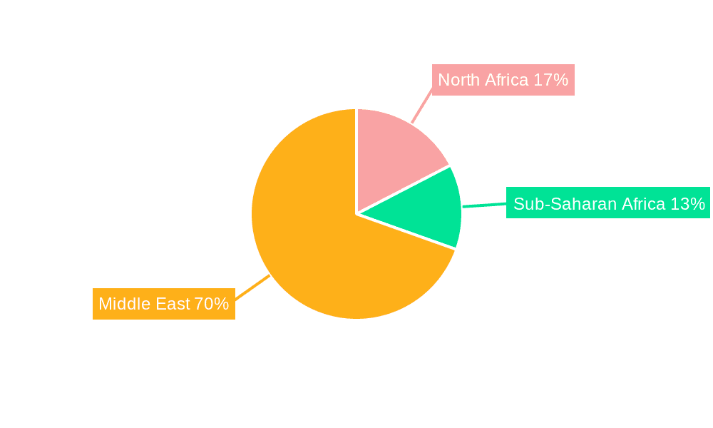 Middle East And Africa Pharmaceutical Plastic Packaging Market Market Share by Region - Global Geographic Distribution