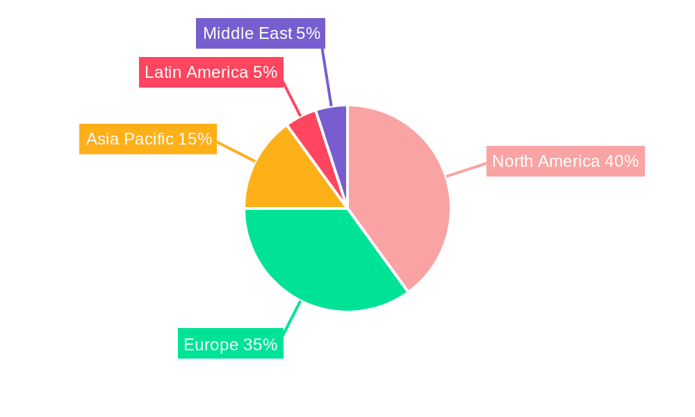 Music Publishing Industry Market Share by Region - Global Geographic Distribution