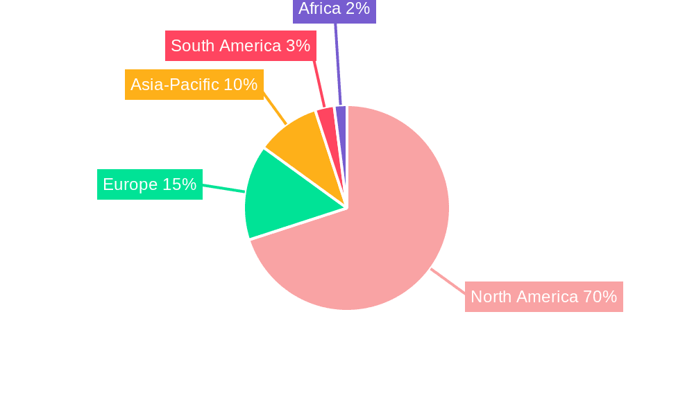 North America Agricultural Seeds Market Market Share by Region - Global Geographic Distribution