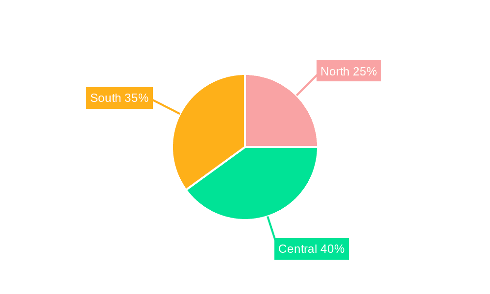 Poland Plastic Caps and Closures Market Market Share by Region - Global Geographic Distribution