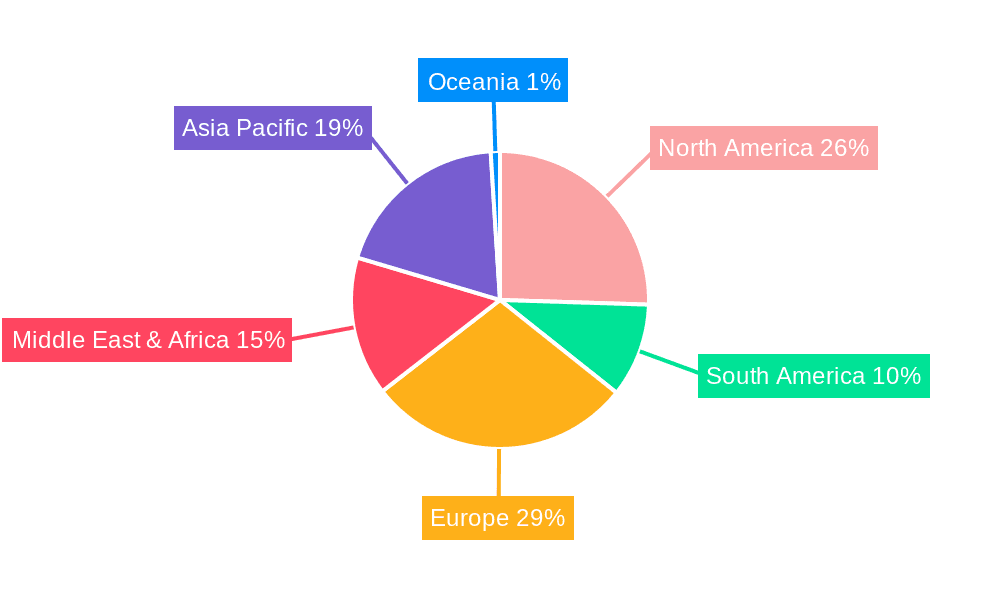Prefabricated House Market in Thailand Market Share by Region - Global Geographic Distribution