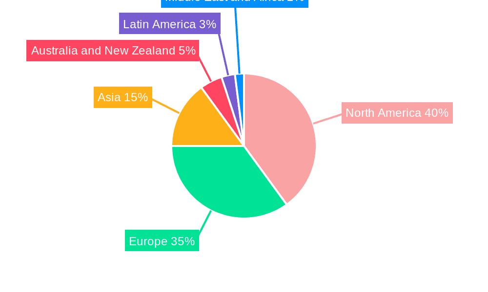 Proximity Access Control Market Market Share by Region - Global Geographic Distribution