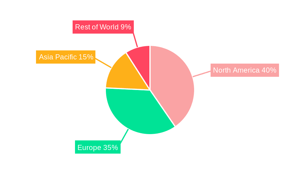Robotic Lawn Mower Market Market Share by Region - Global Geographic Distribution