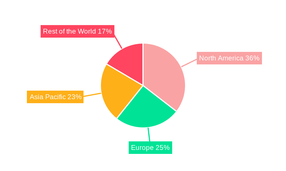 Rocket Propulsion Market Market Share by Region - Global Geographic Distribution